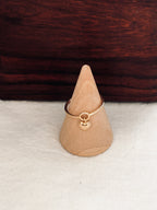 Bague Coeur Jade Plaqué Or