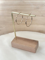 Boucles d'Oreilles Créoles Lou 20 mm Plaqué Or