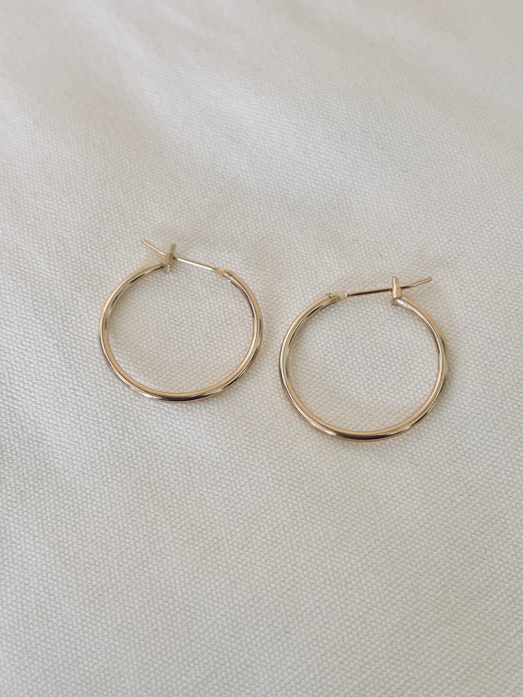 Boucles d'Oreilles Créoles Lou 20 mm Plaqué Or
