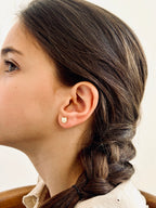 * Boucles d'Oreilles Puces Kitty Plaqué Or