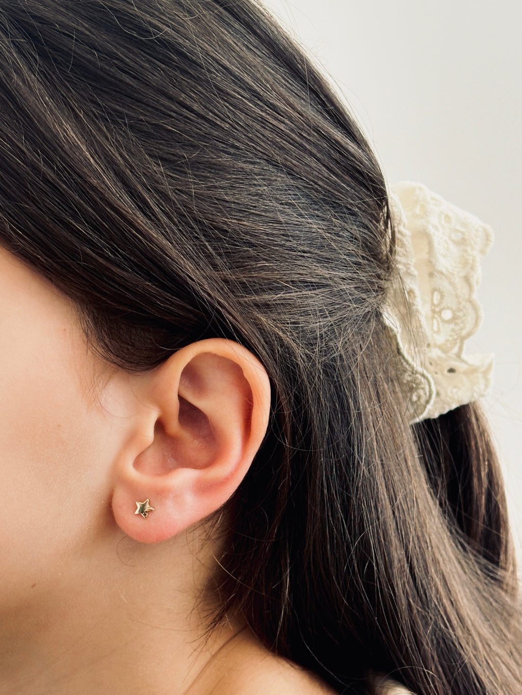 Boucles d'Oreilles Puces Etoiles Célestine Plaqué Or