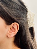 Boucles d'Oreilles Puces Soleil Solyne Plaqué Or