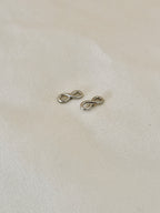 Boucles d'Oreilles Puces Infini Callie Argent