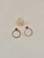Boucles d'Oreilles Rond Jeanne Plaqué Or