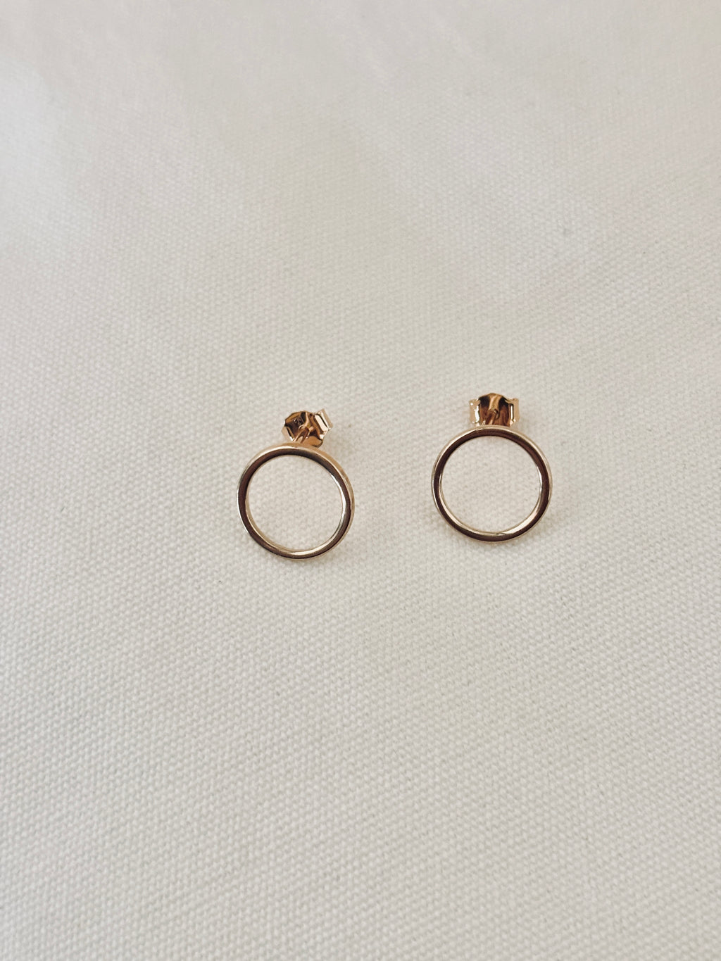 Boucles d'Oreilles Rond Jeanne Plaqué Or