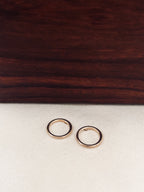 Boucles d'Oreilles Rond Jeanne Plaqué Or