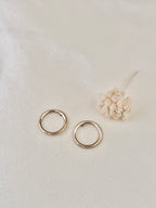 Boucles d'Oreilles Rond Jeanne Plaqué Or