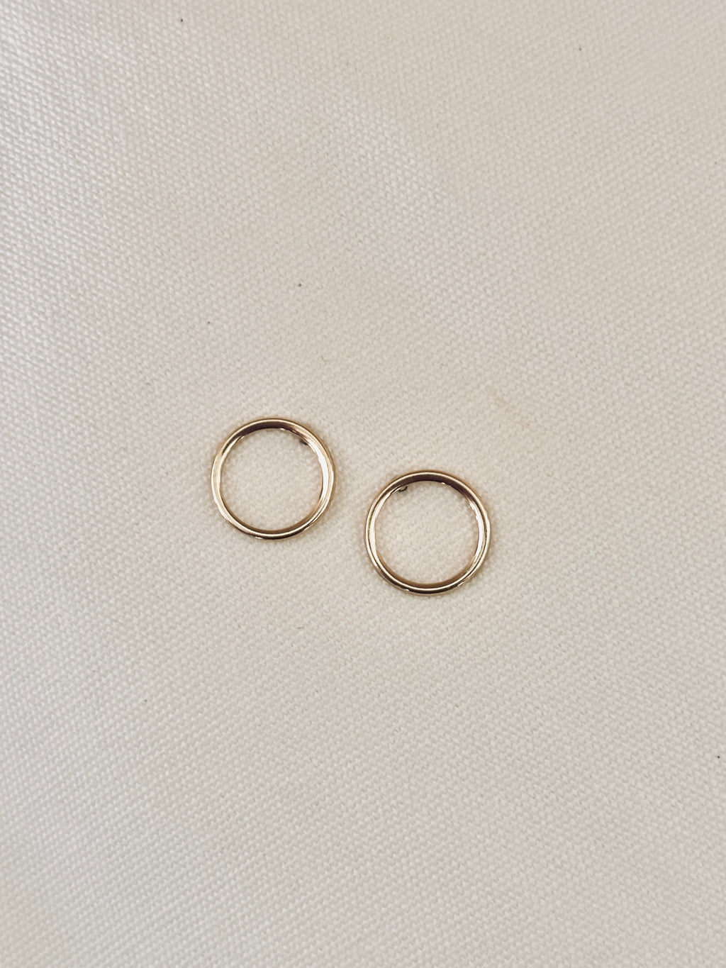 Boucles d'Oreilles Rond Jeanne Plaqué Or
