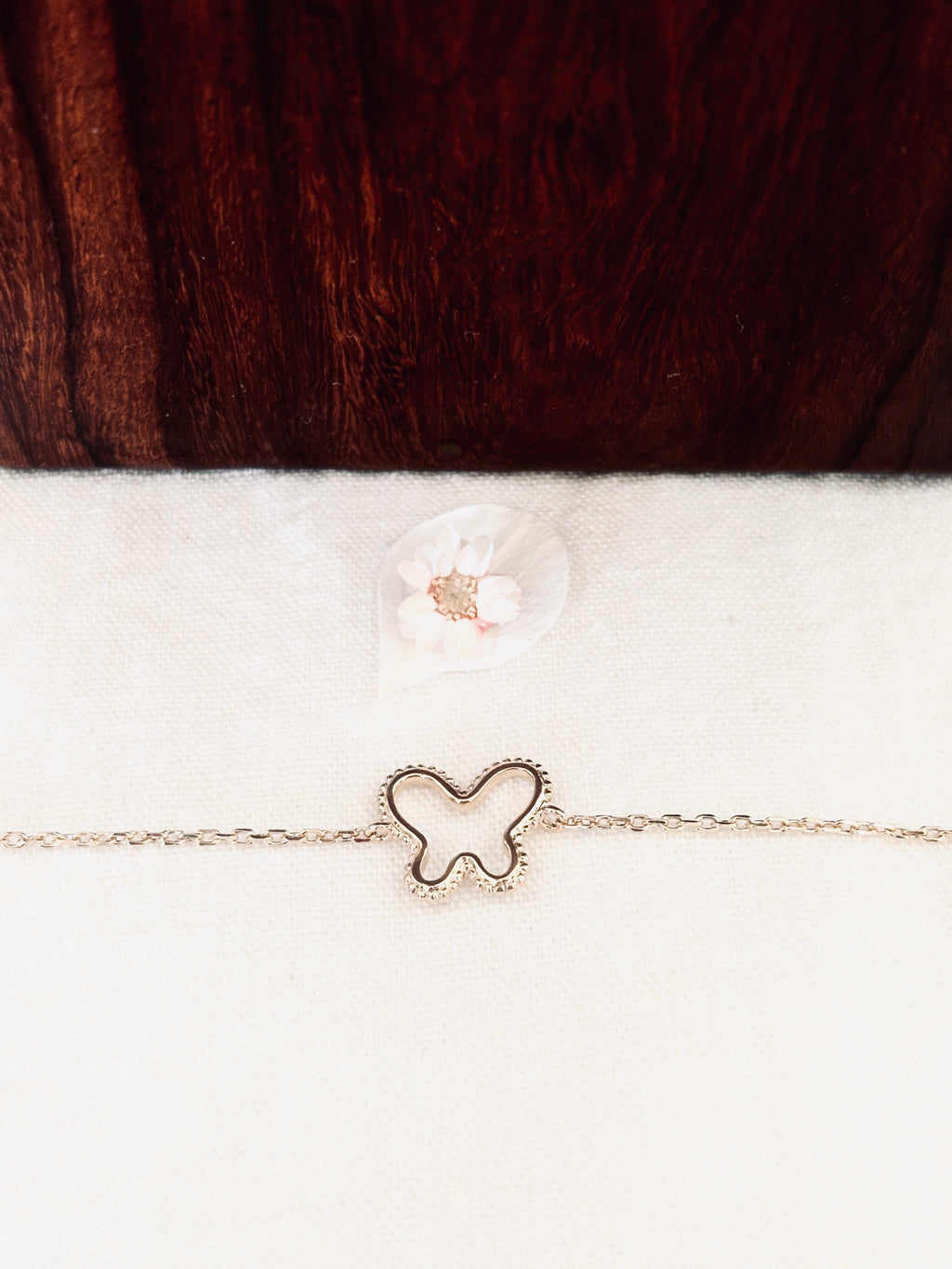 Bracelet Papillon Ajouré Suzon Plaqué Or
