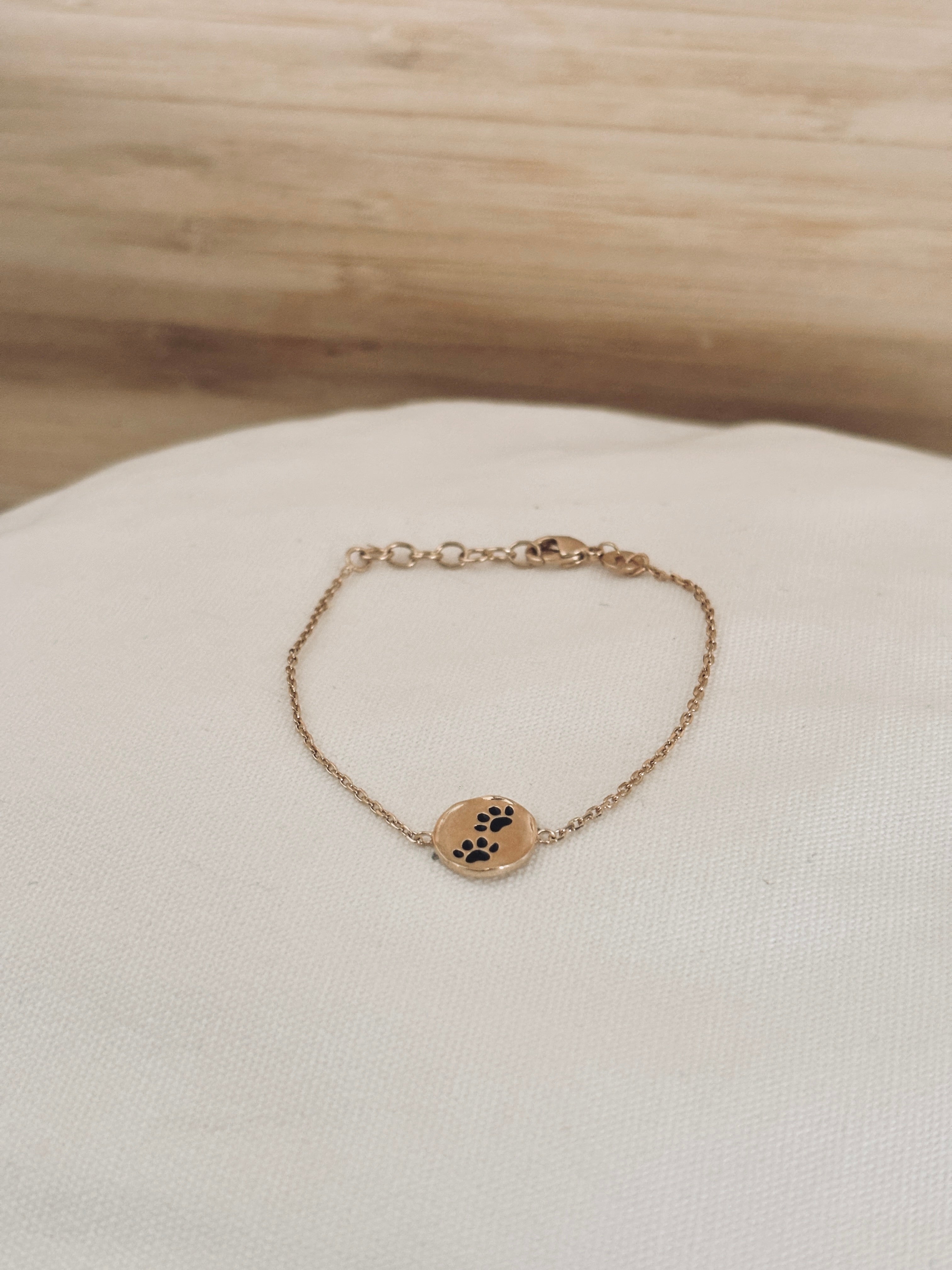 Bracelet Patte De Chien Rita Plaqué Or
