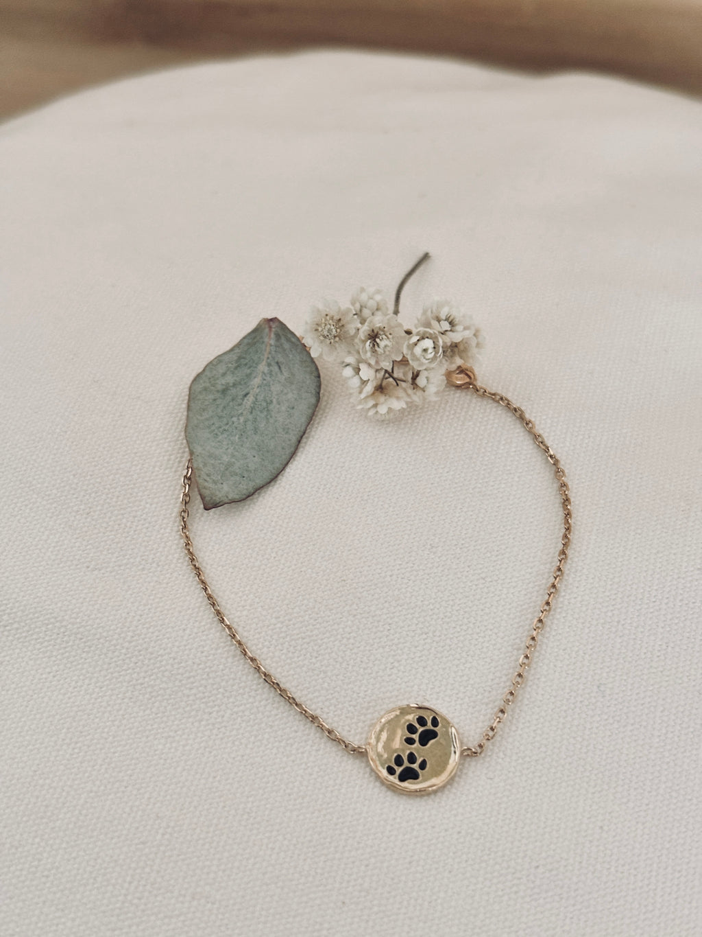 Bracelet Patte De Chien Rita Plaqué Or