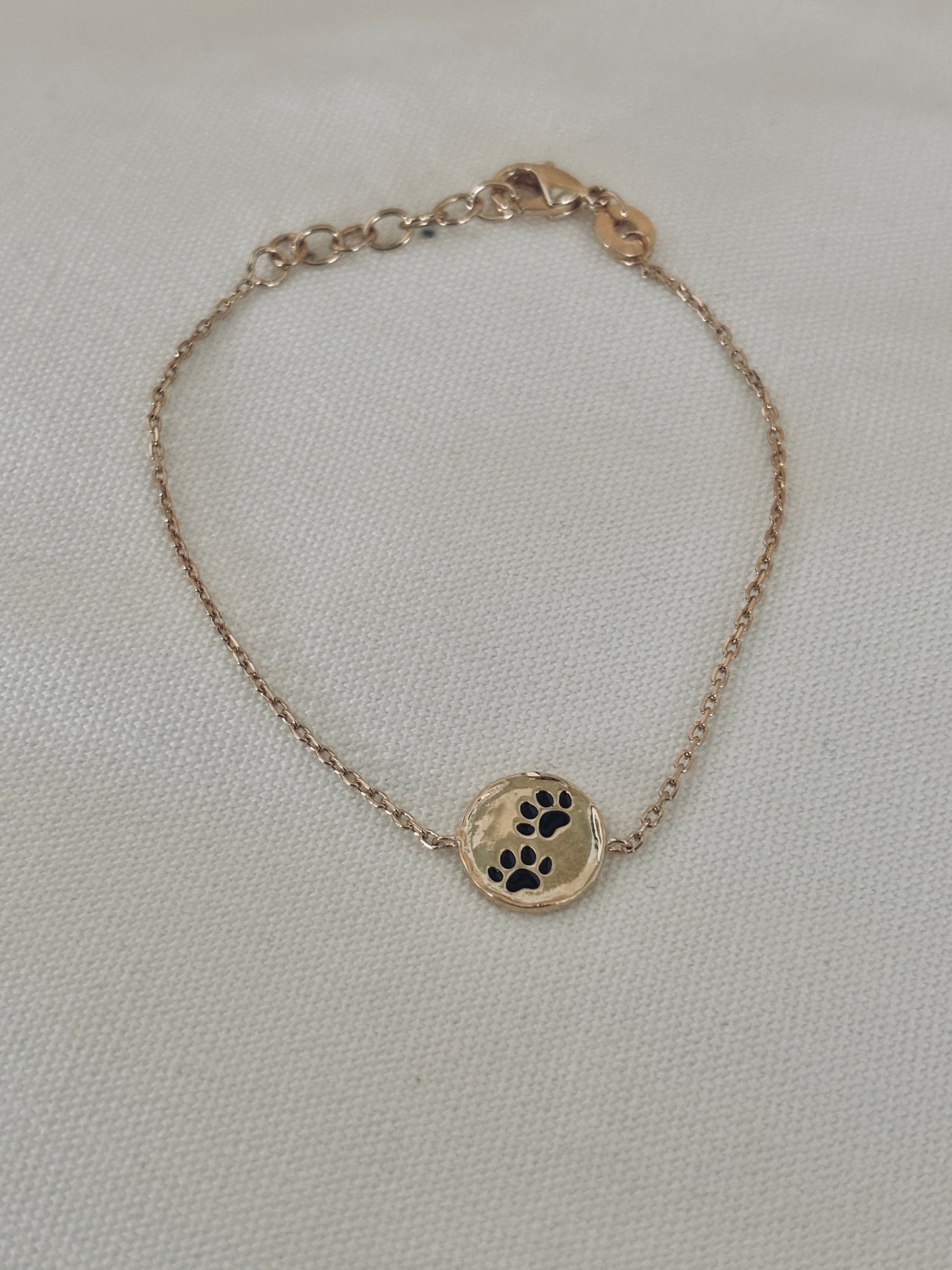 Bracelet Patte De Chien Rita Plaqué Or