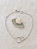 Bracelet Double Rond Olivia Argent