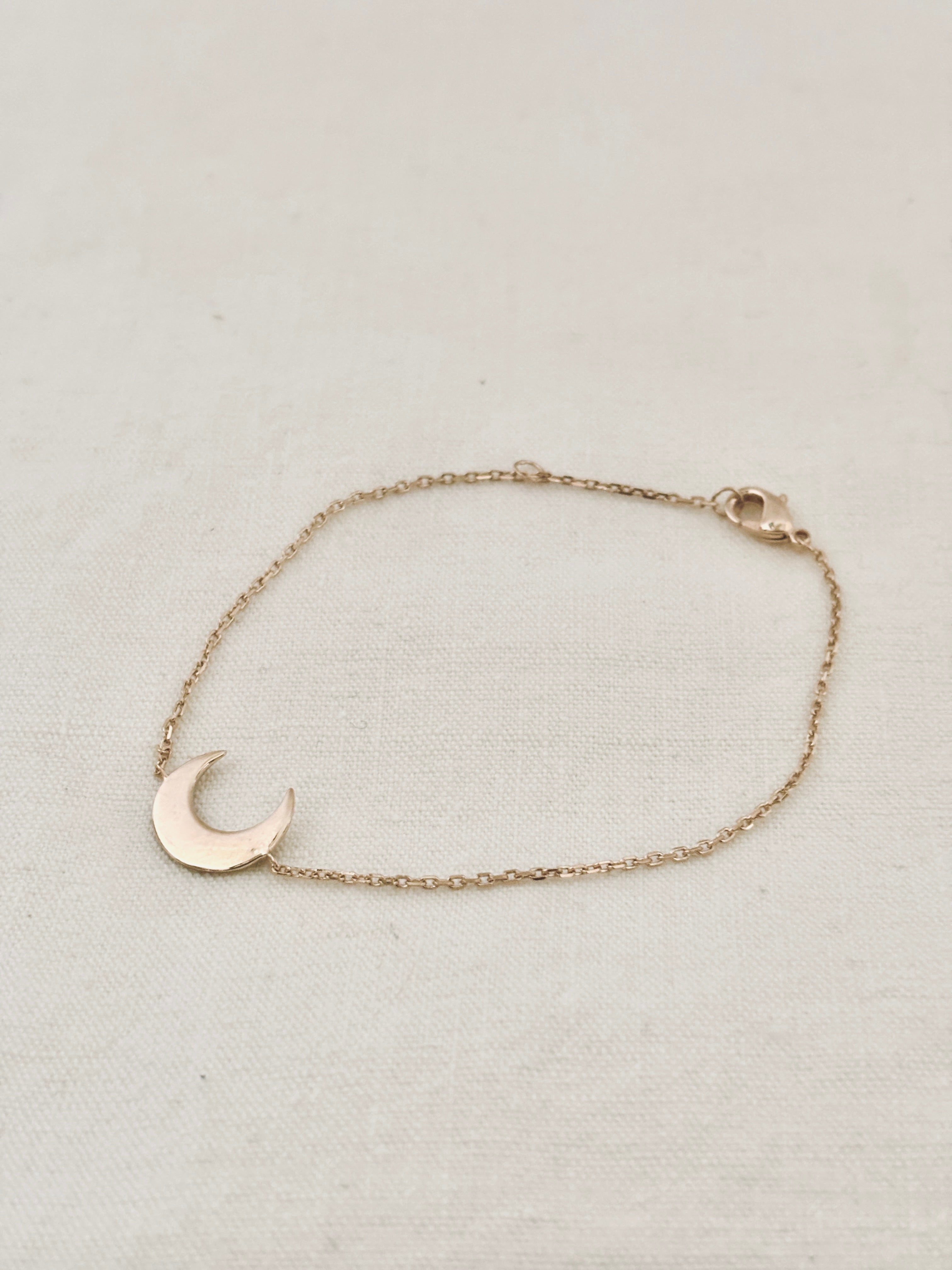 Bracelet Lune Luna Plaqué Or