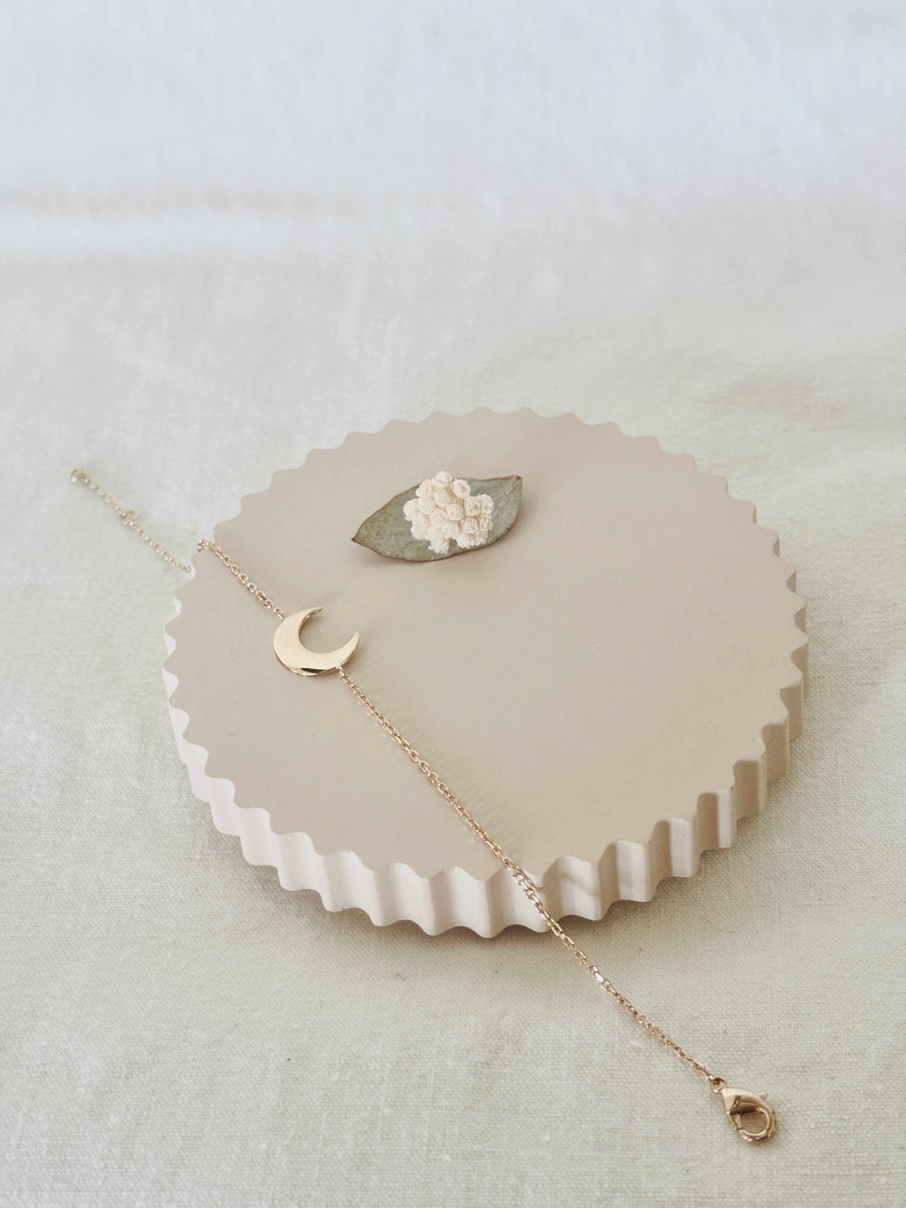 Bracelet Lune Luna Plaqué Or