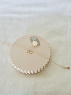 Bracelet Cœur Toi & Moi Plaqué Or