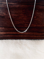Collier Chaîne Fine Charlie Argent
