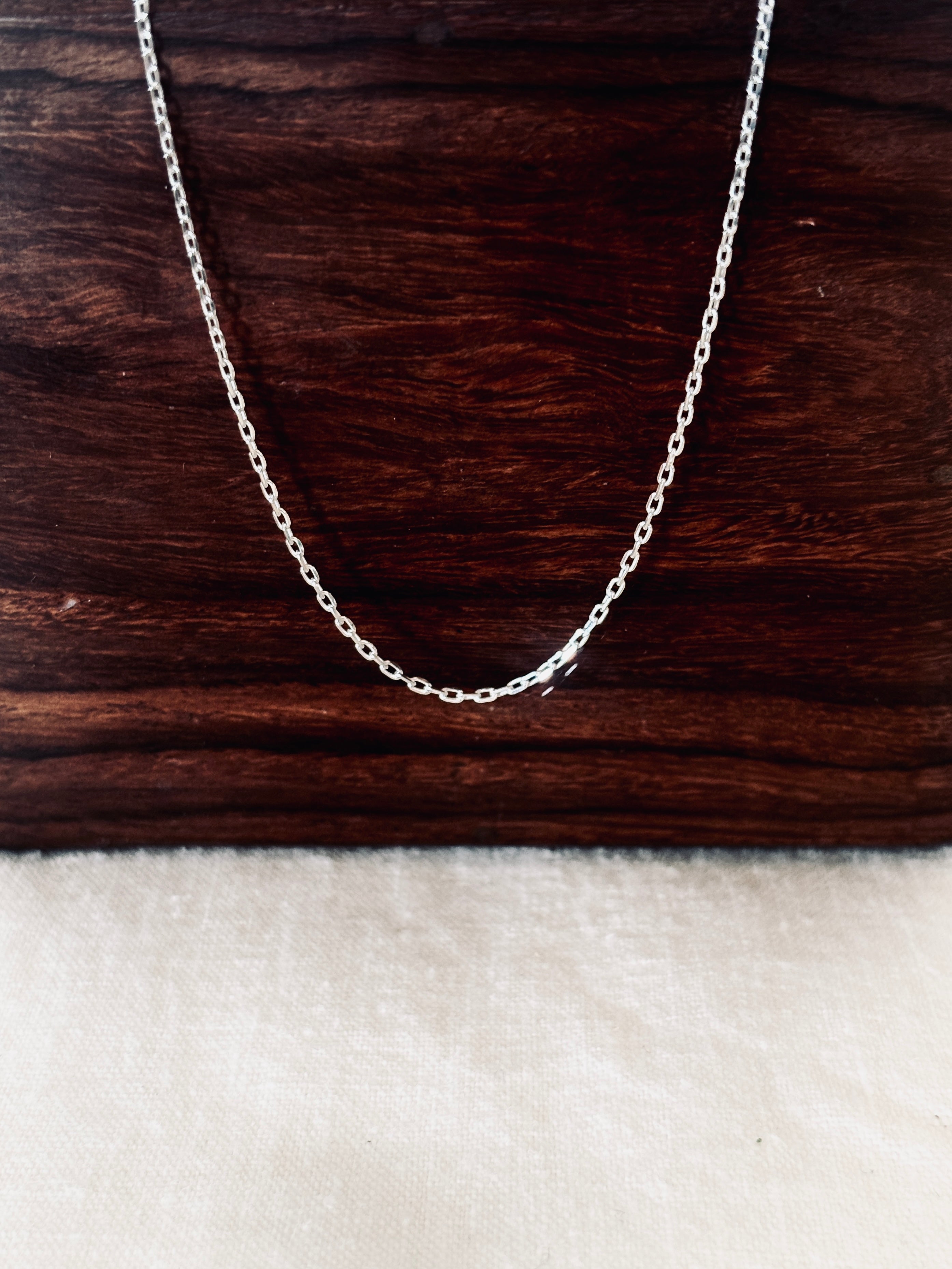 Collier Chaîne Fine Charlie Argent