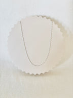 Collier Chaîne Fine Charlie Argent