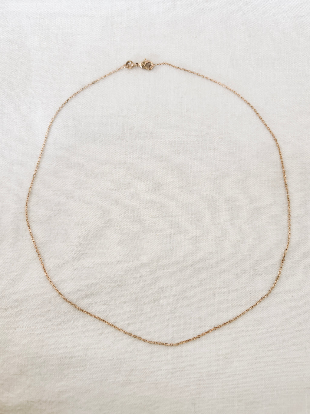 Collier Chaîne Fine Charlie Plaqué Or