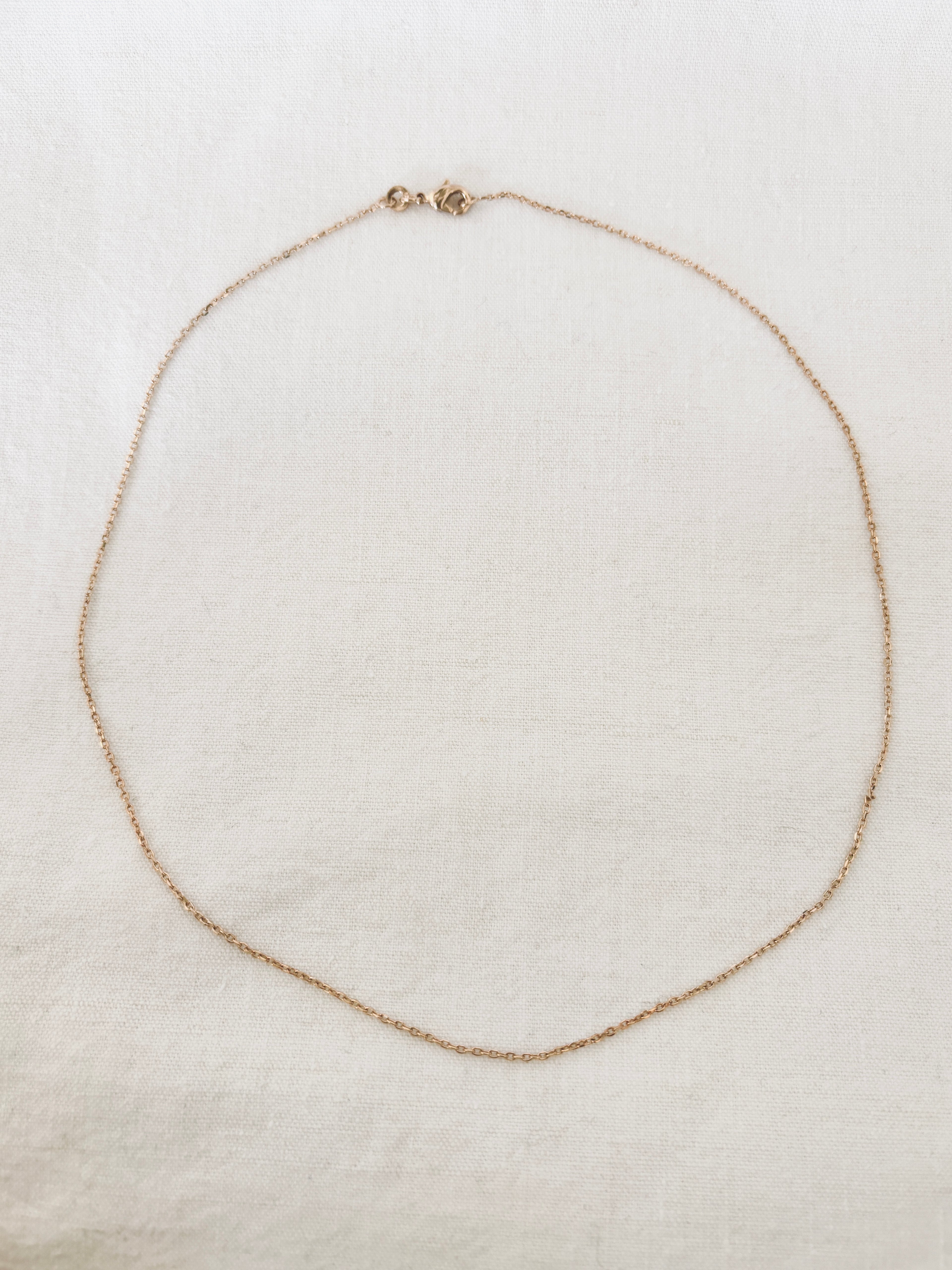 Collier Chaîne Fine Charlie Plaqué Or