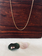 Collier Chaîne Fine Charlie Plaqué Or