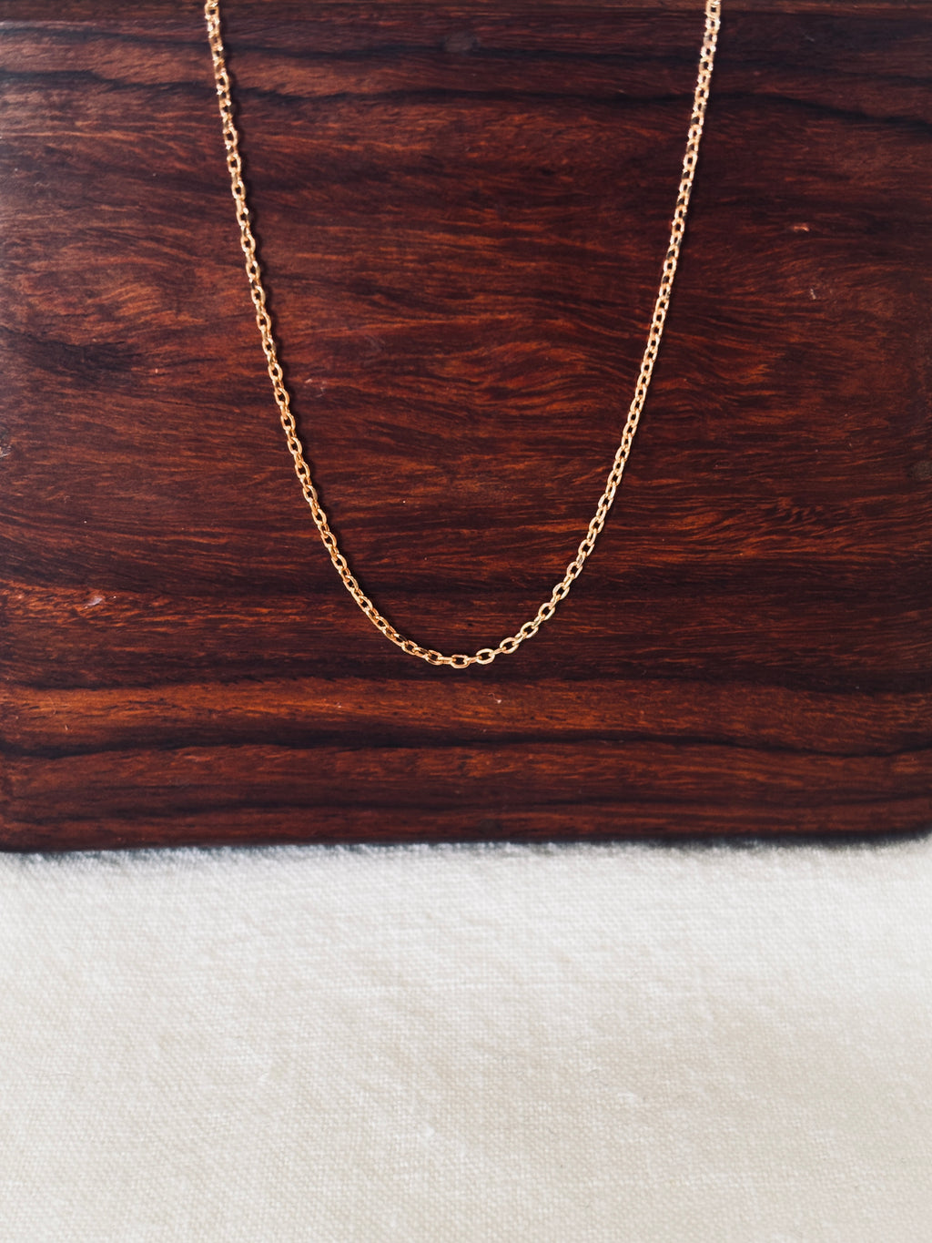 Collier Chaîne Fine Charlie Plaqué Or