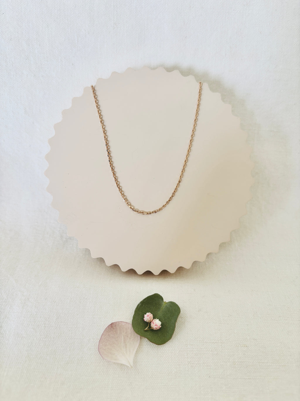 Collier Chaîne Fine Charlie Plaqué Or