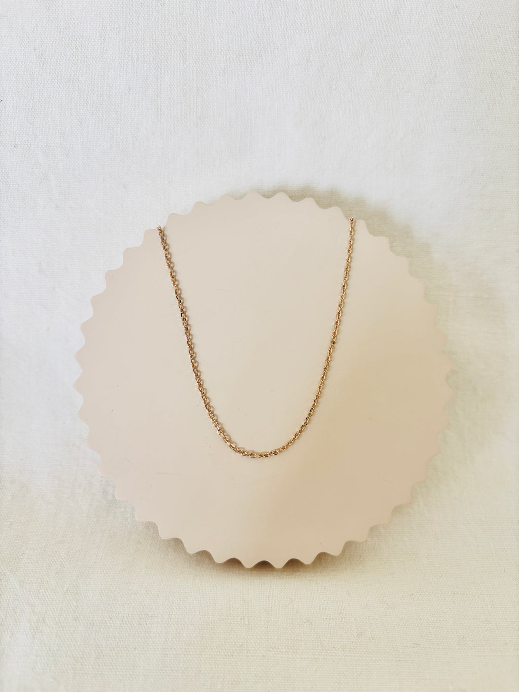 Collier Chaîne Fine Charlie Plaqué Or