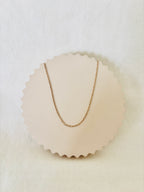 Collier Chaîne Fine Charlie Plaqué Or