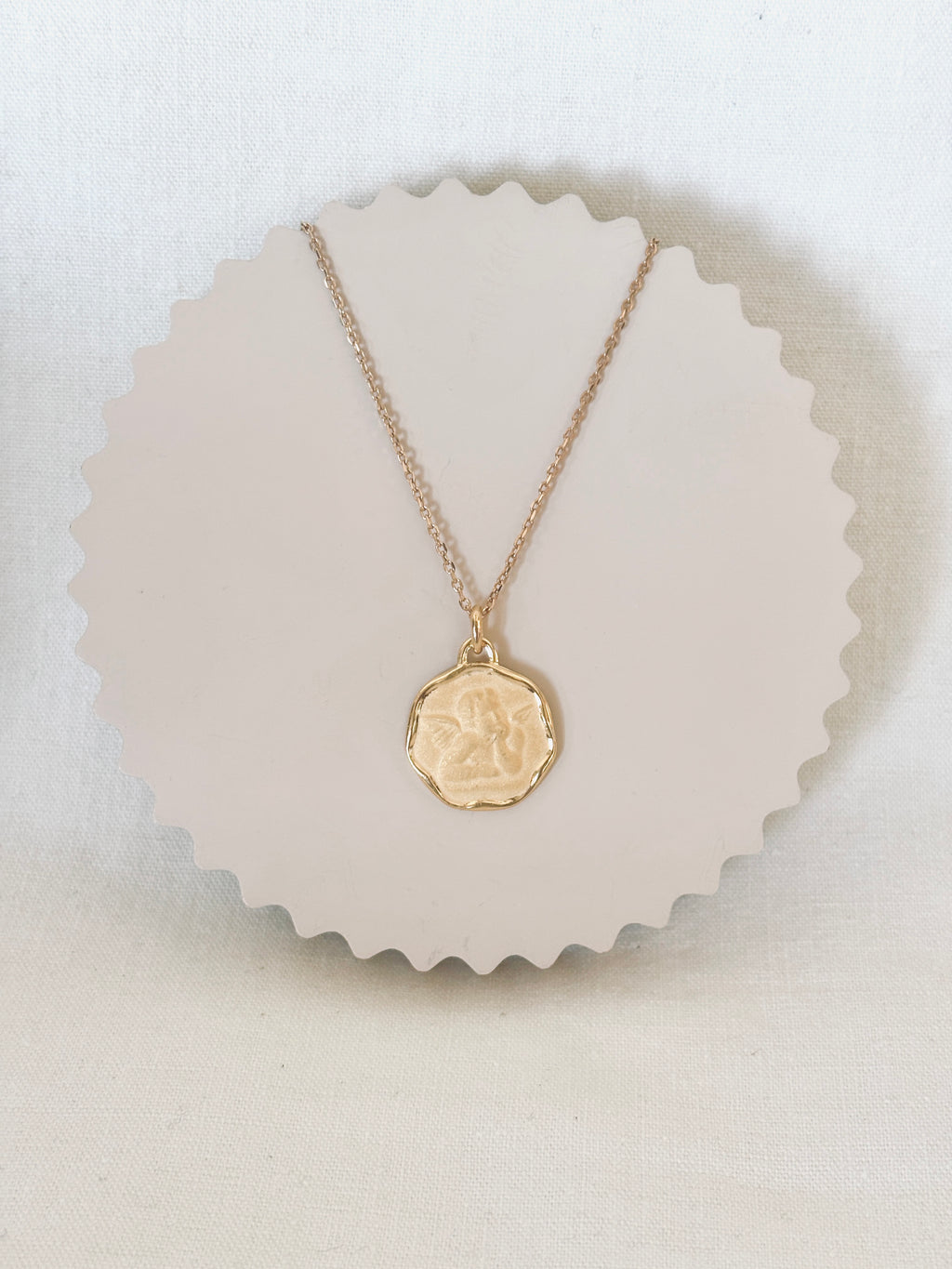 Collier Ange Angèle Plaqué Or