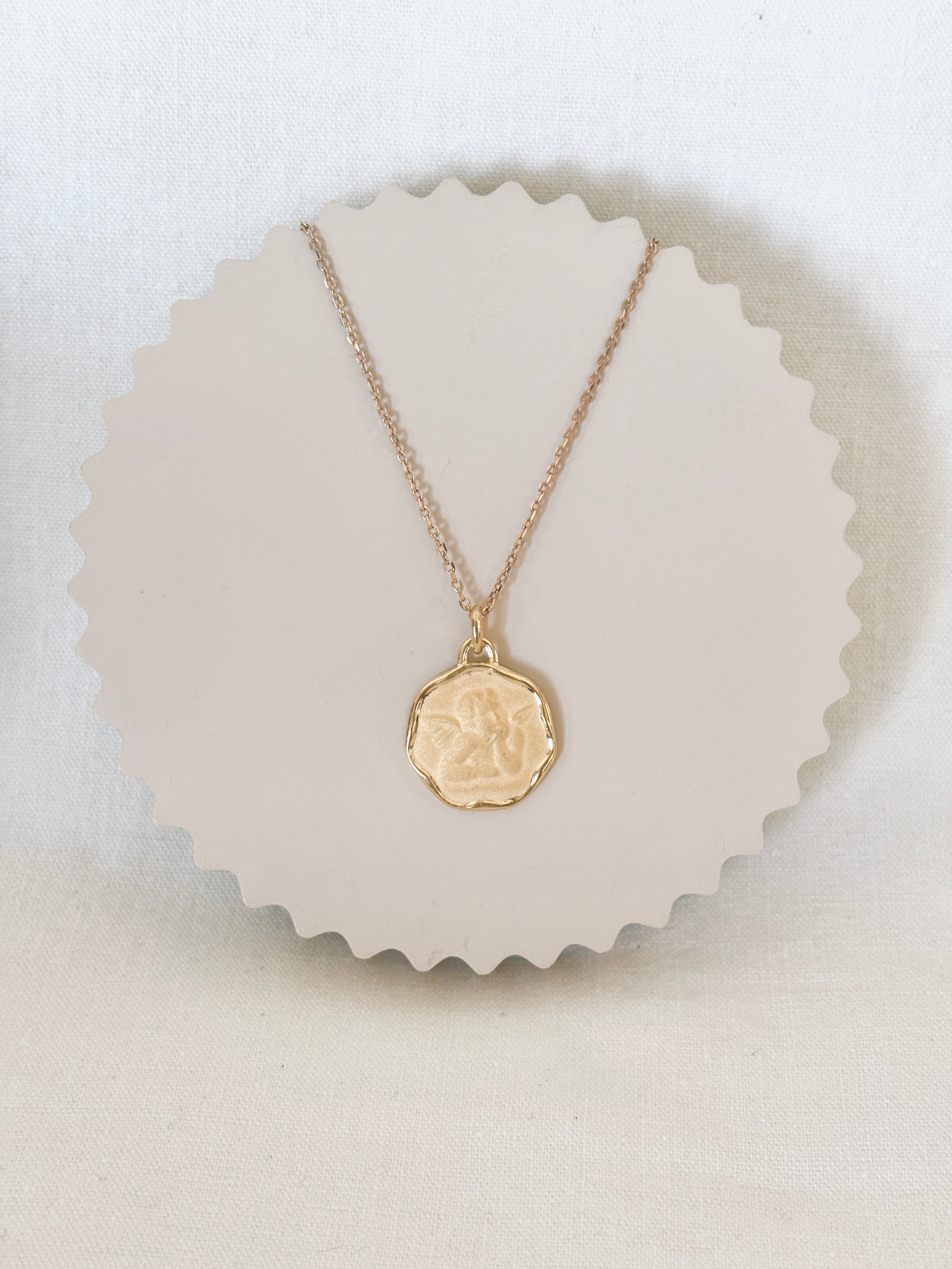 Collier Ange Angèle Plaqué Or