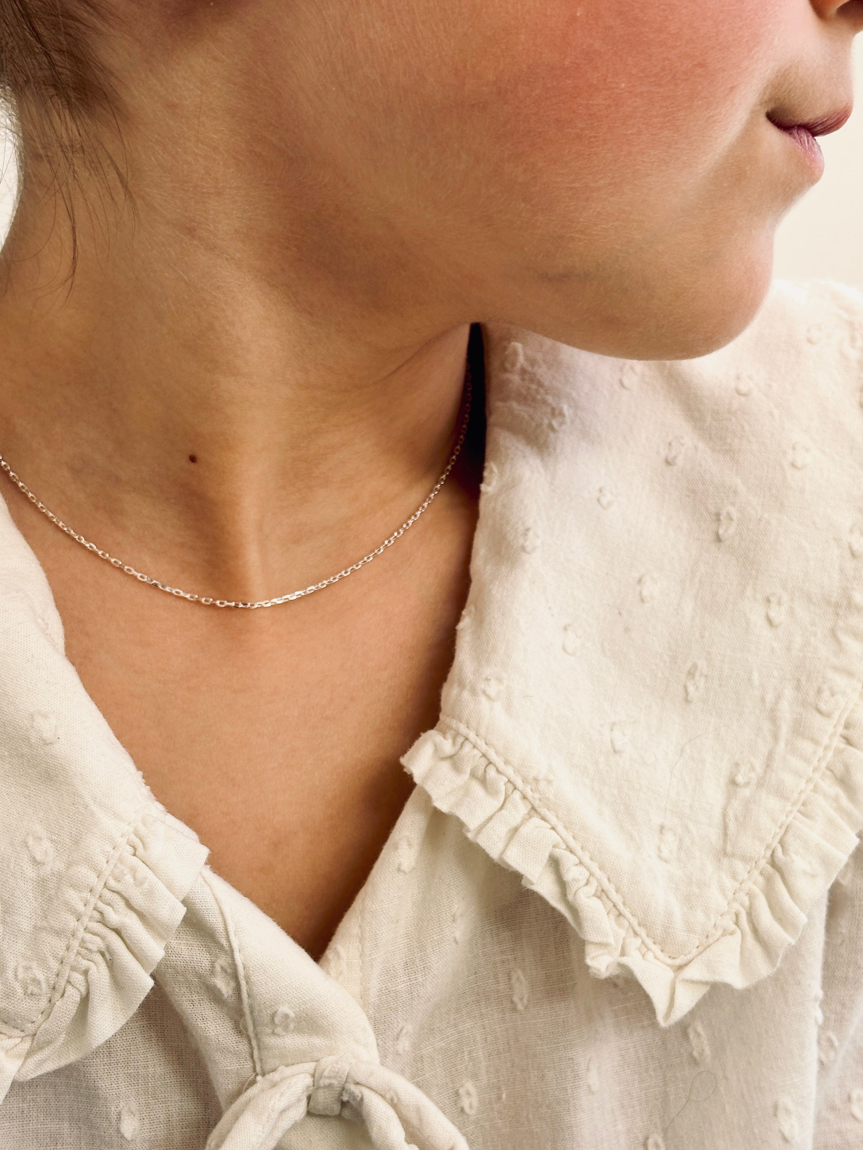 Collier Chaîne Fine Charlie Argent
