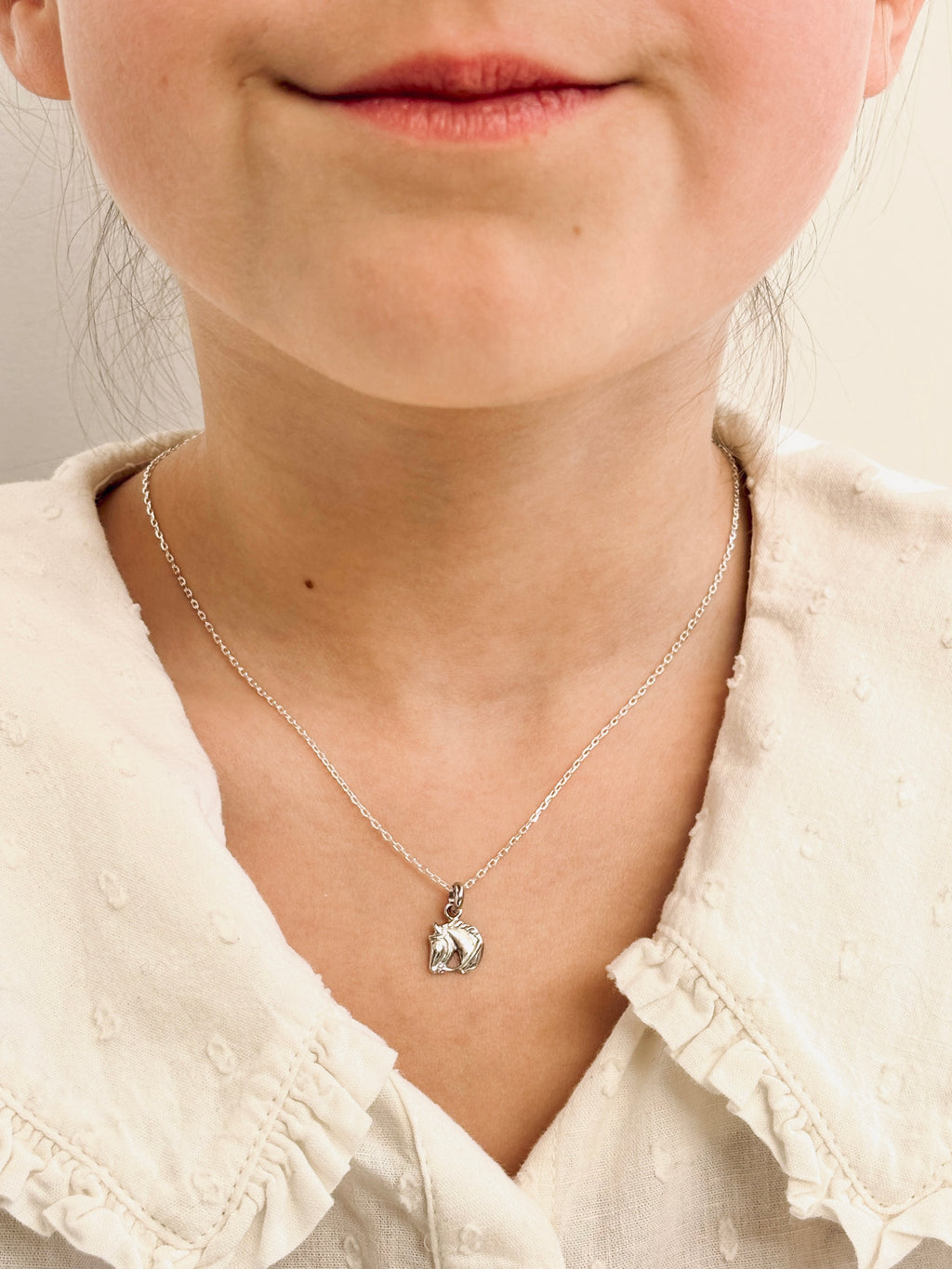 Collier Cheval Clarisse Argent
