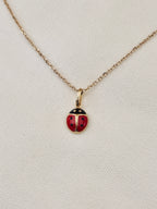 Collier Coccinelle Adèle Plaqué Or