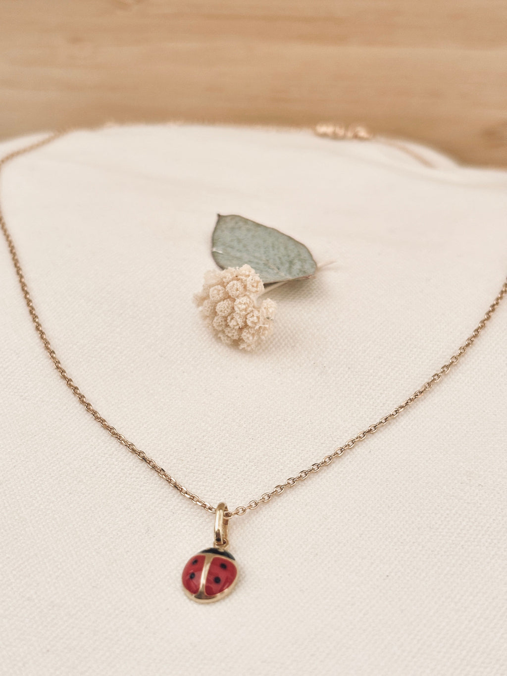 Collier Coccinelle Adèle Plaqué Or