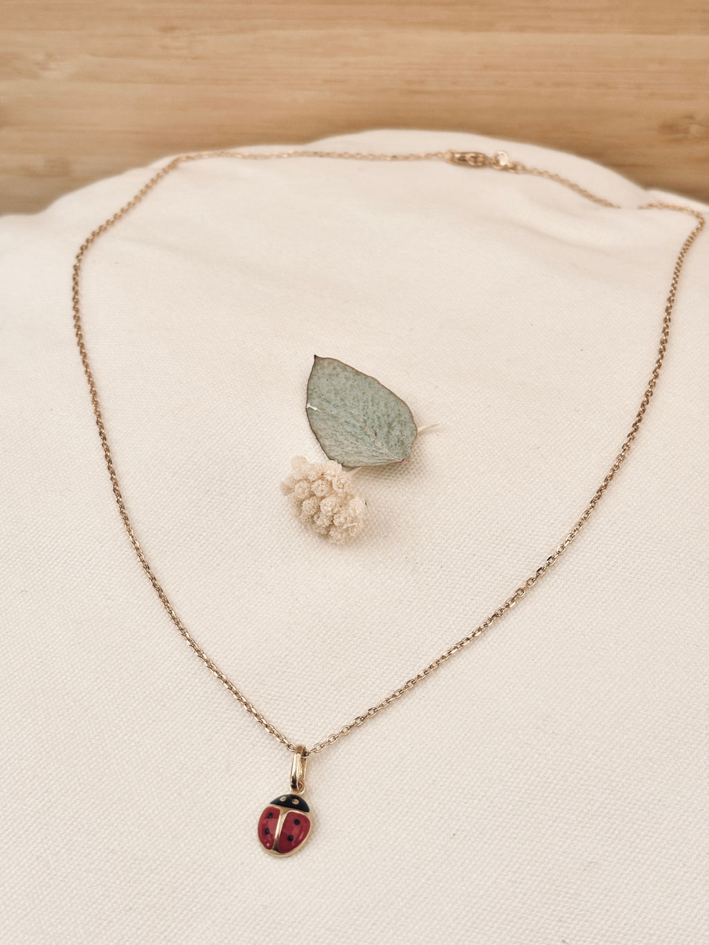 Collier Coccinelle Adèle Plaqué Or