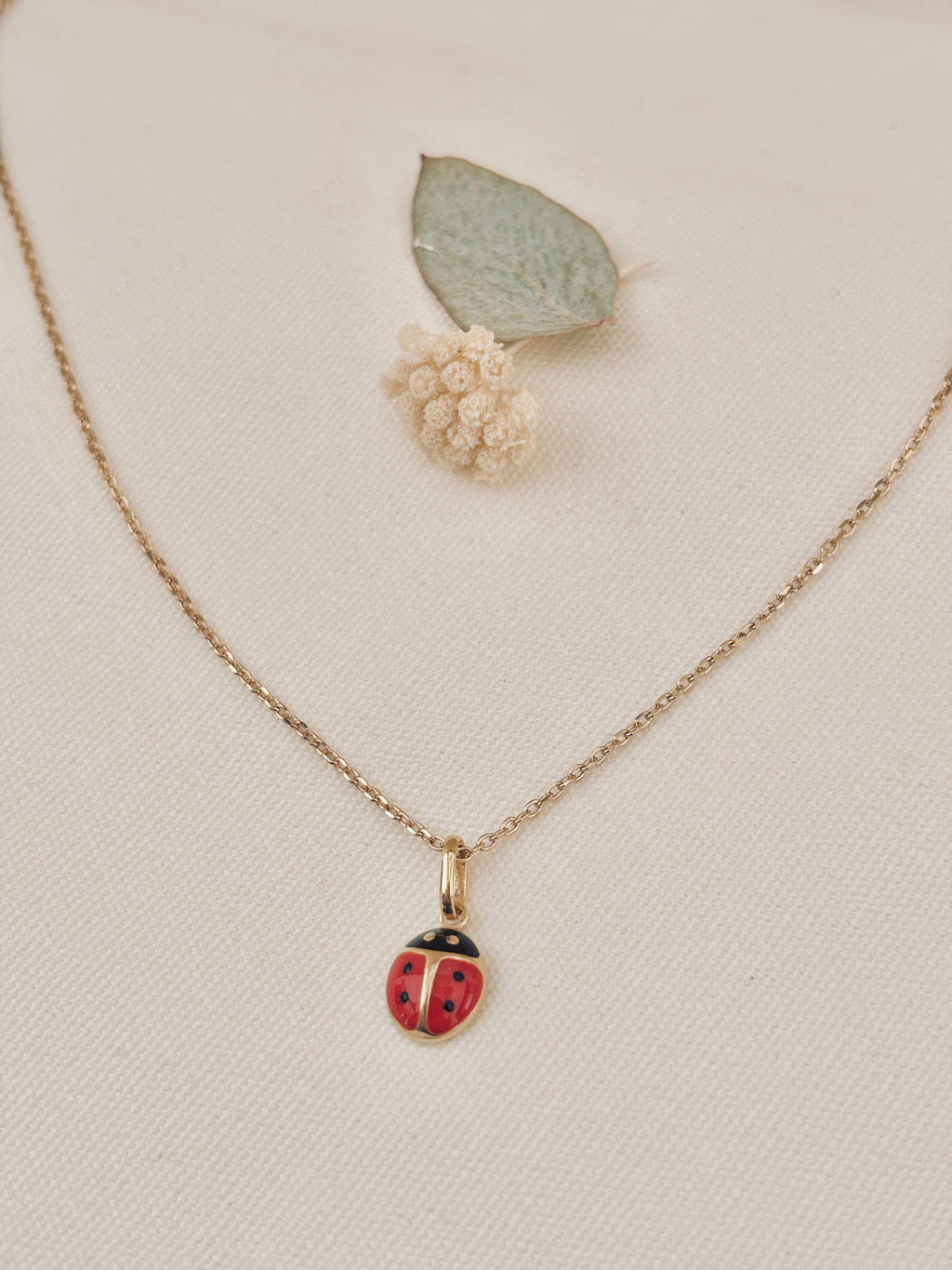 Collier Coccinelle Adèle Plaqué Or