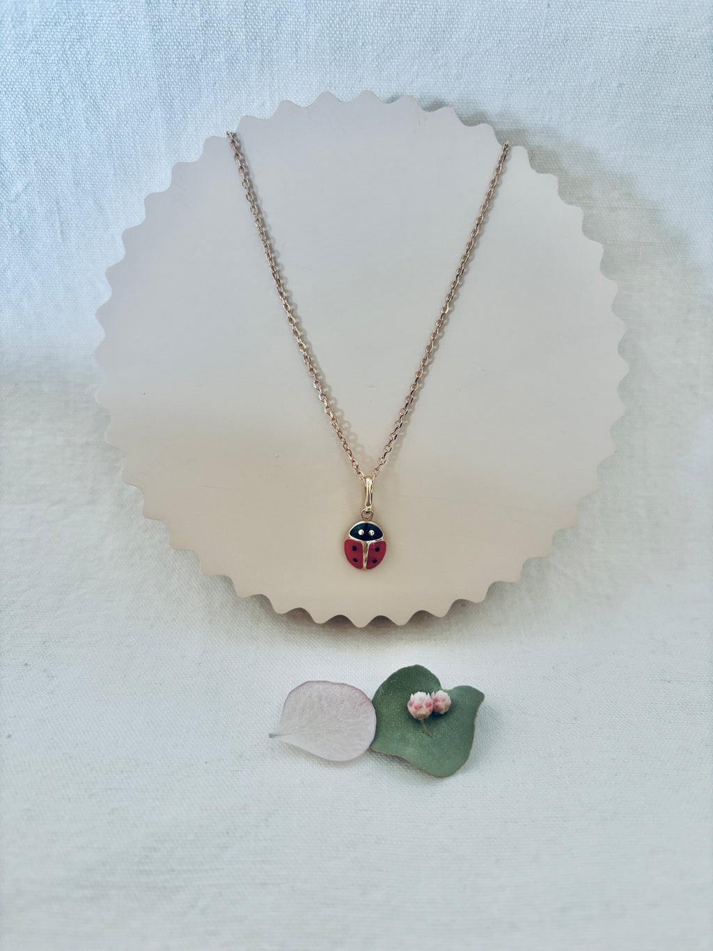 Collier Coccinelle Adèle Plaqué Or