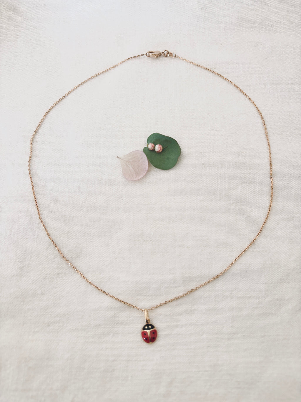 Collier Coccinelle Adèle Plaqué Or