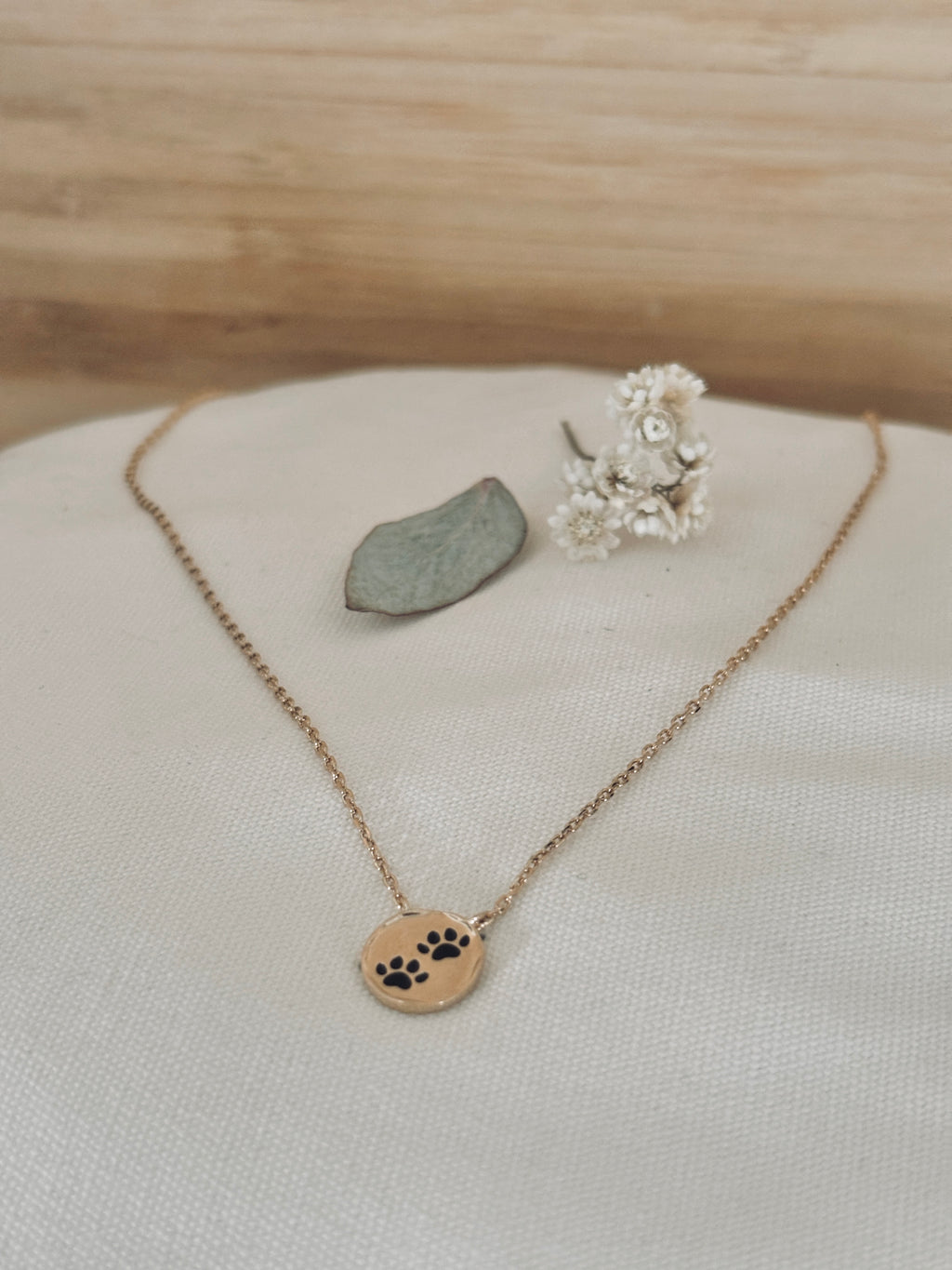 Collier Patte De Chien Rita Plaqué Or