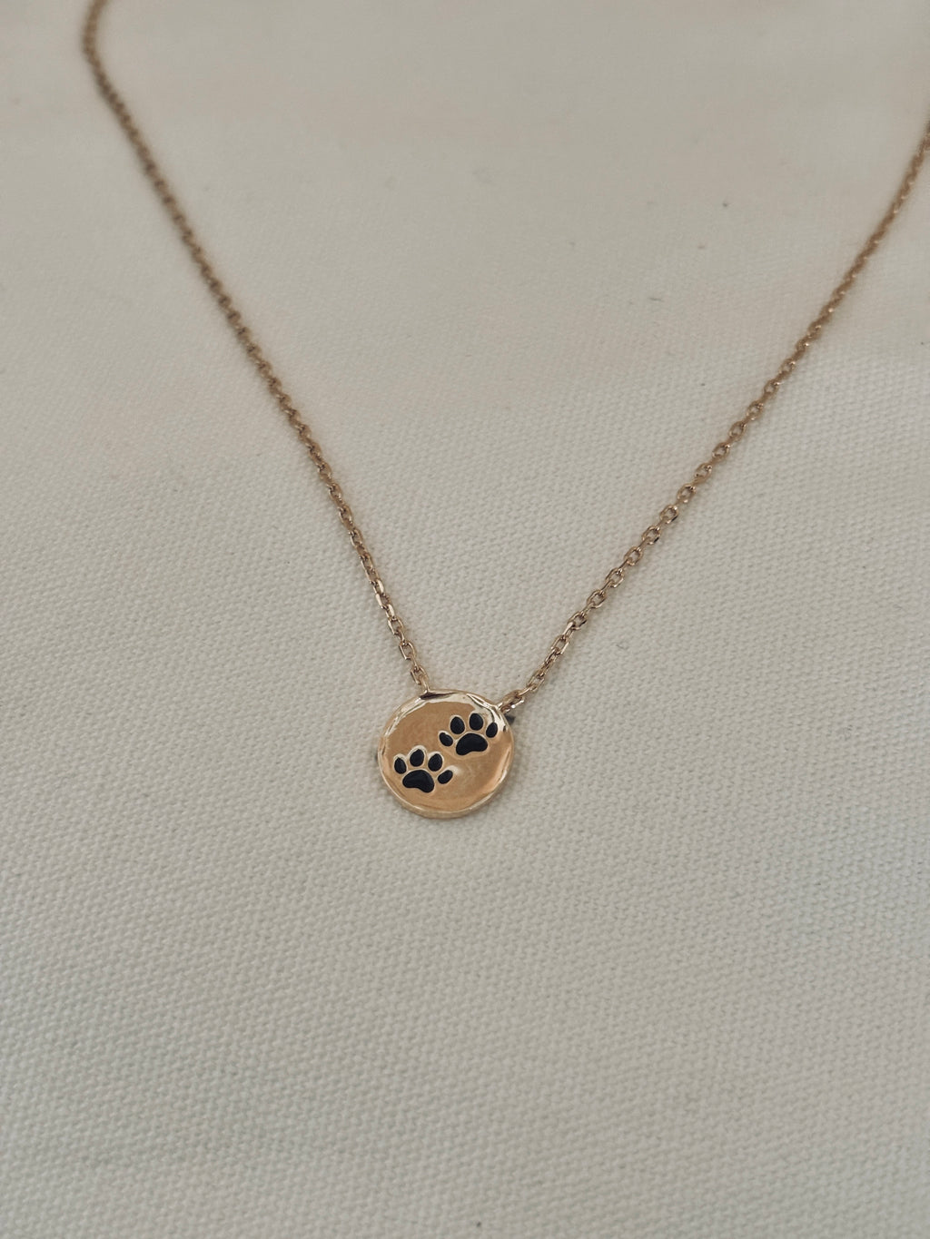 Collier Patte De Chien Rita Plaqué Or