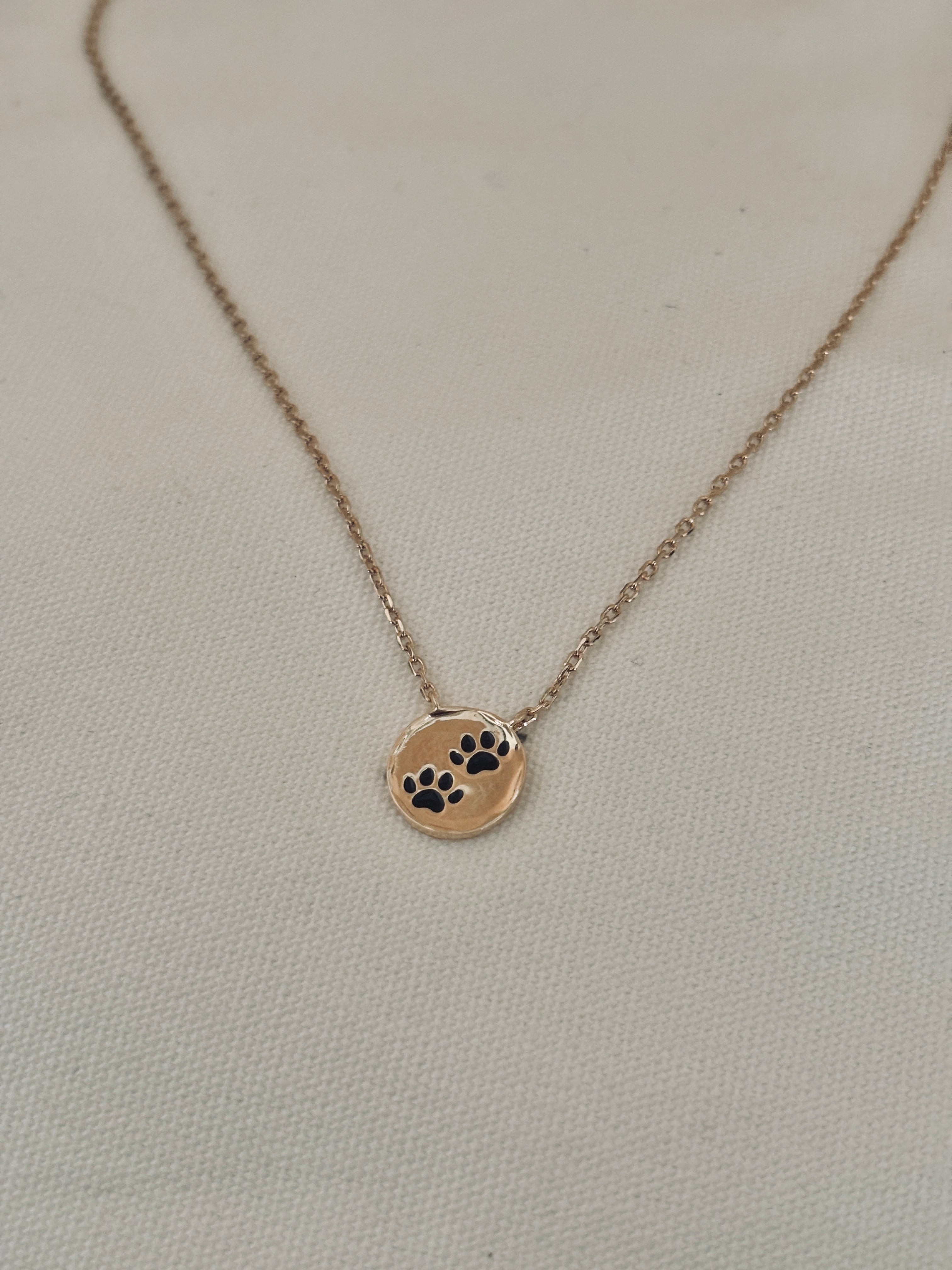 Collier Patte De Chien Rita Plaqué Or