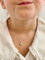 Collier Coeur Jade Argent