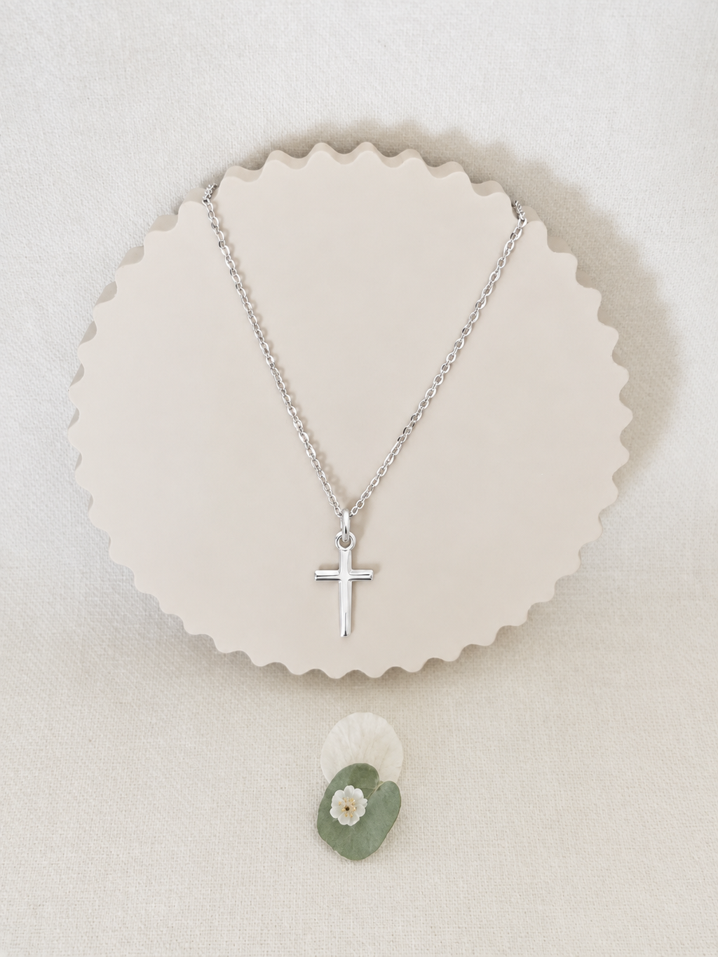 Pendentif Croix Fine Célie Argent