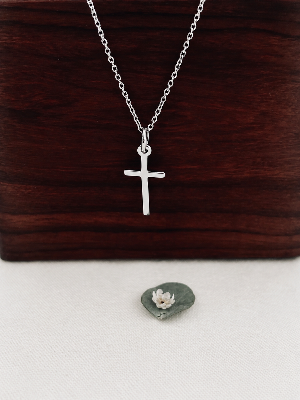 Pendentif Croix Fine Célie Argent