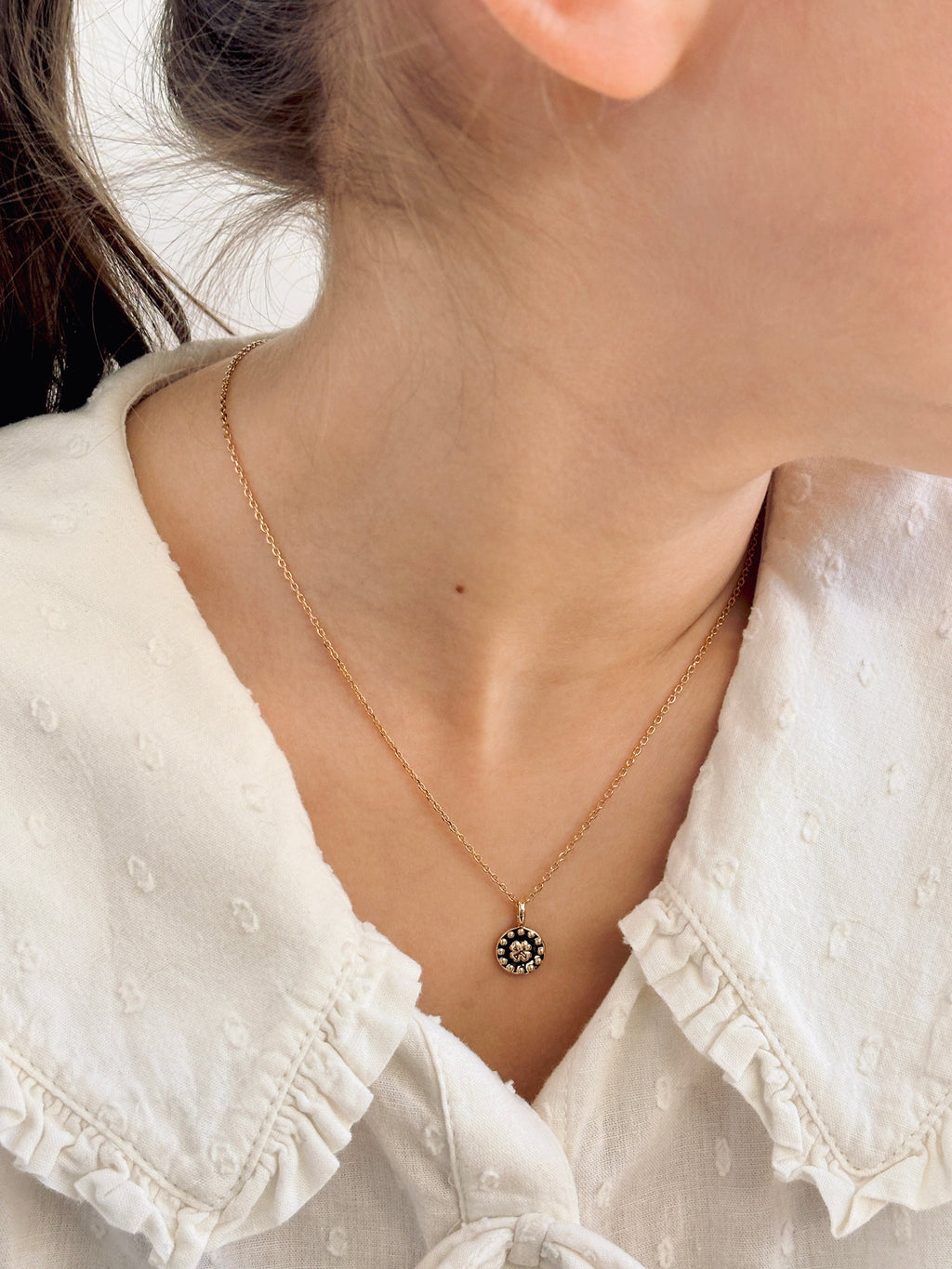 Collier Trèfle Thaïs Plaqué Or