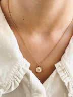Collier Trèfle Thaïs Plaqué Or
