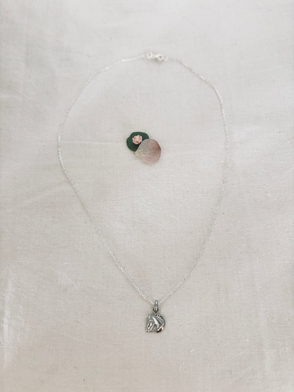 Collier Cheval Clarisse Argent