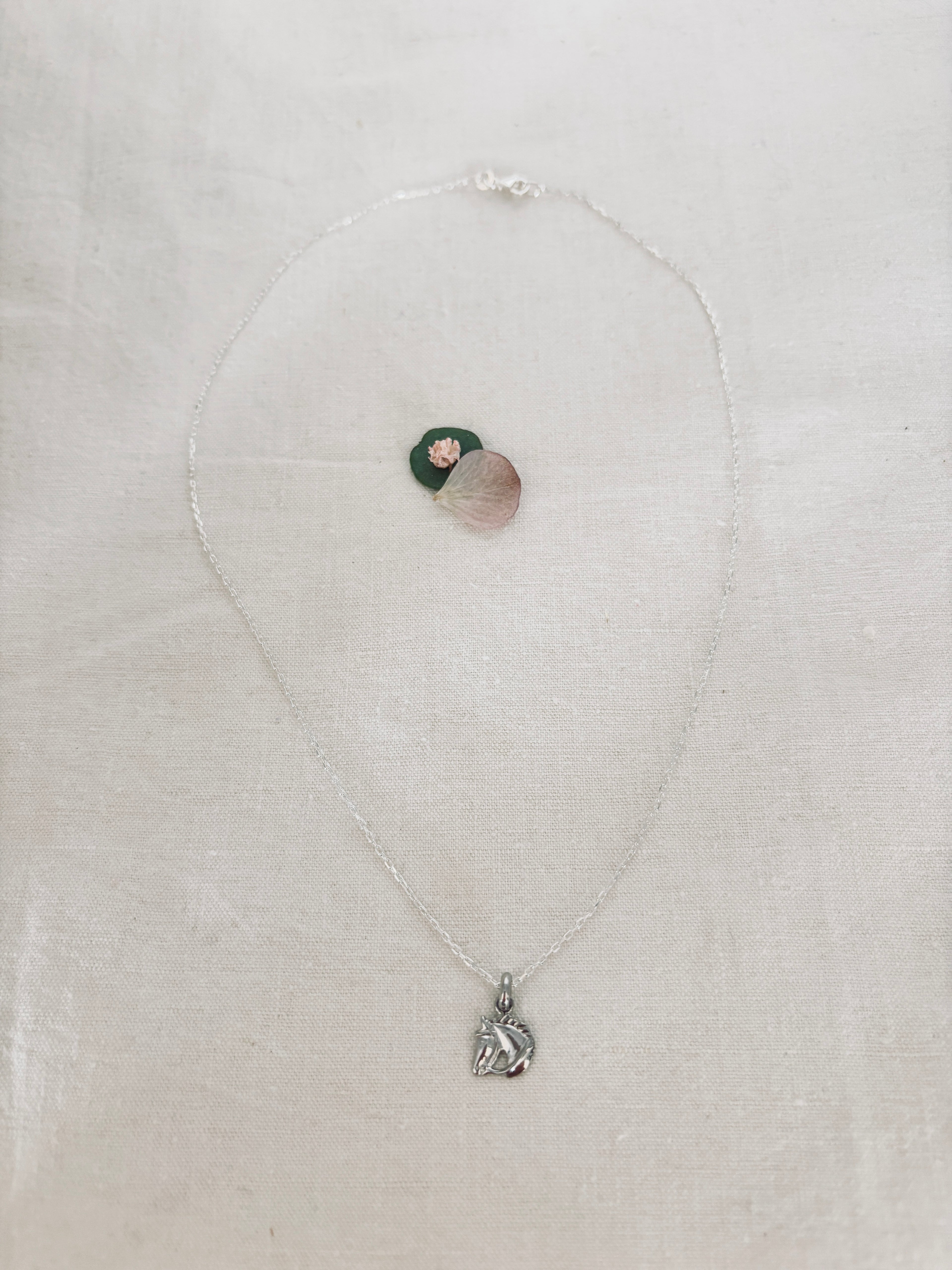 Collier Cheval Clarisse Argent